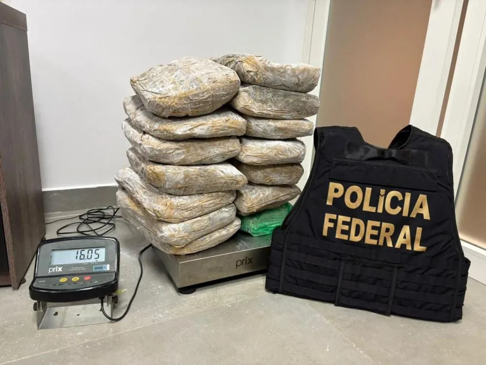 Passageira é presa com 16 quilos de maconha em desembarque em Viracopos