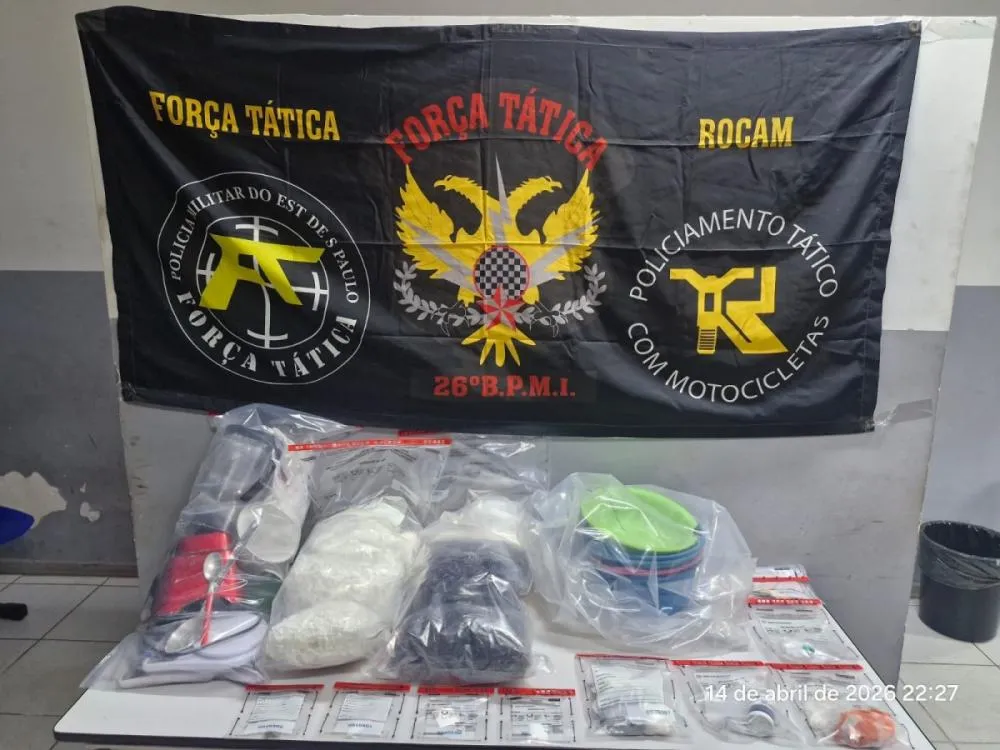 PM prende homem por tráfico de drogas em Mogi Guaçu