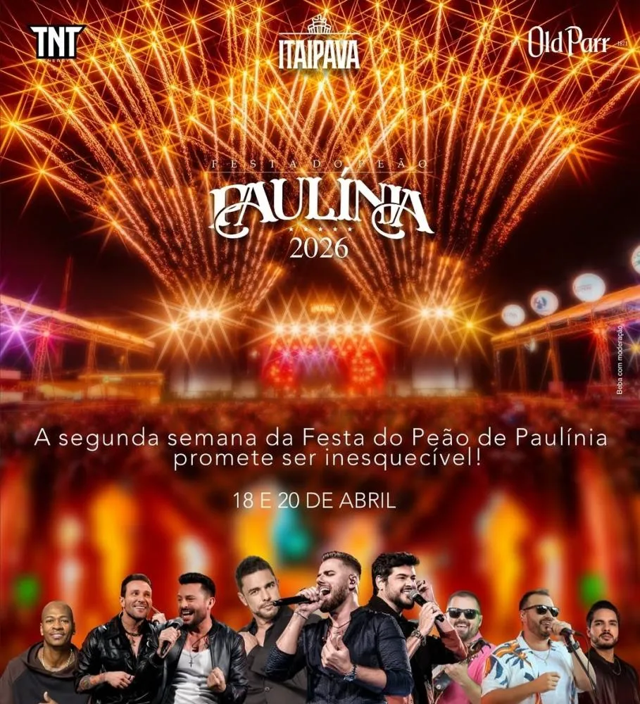 Festa do Peão de Paulínia terá grandes atrações neste final de semana