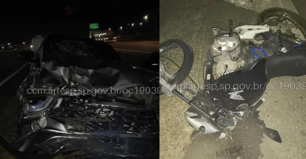 Colisão e atropelamento resultam em morte de mulher e ferimentos em jovem na SP-075 em Indaiatuba