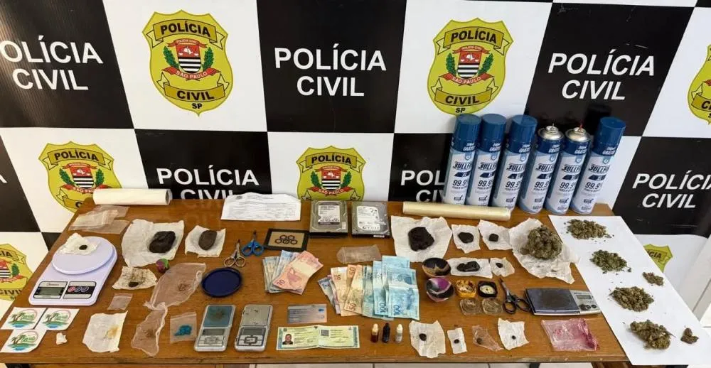 Polícia desarticula esquema de delivery de drogas em Mogi Guaçu