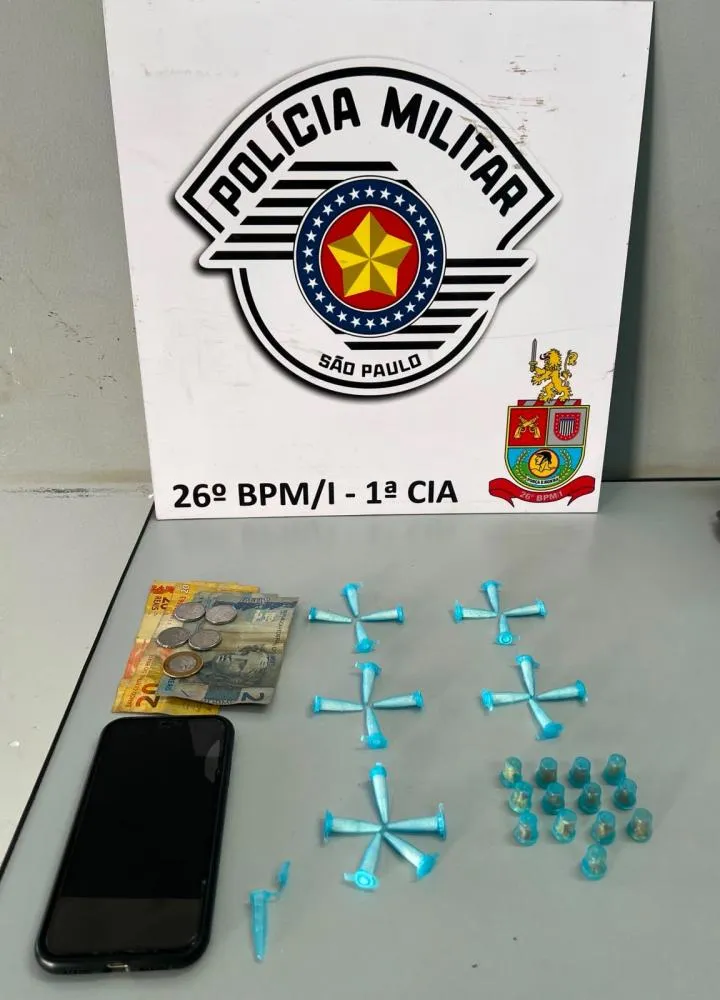 Suspeito é flagrado vendendo drogas no PIX em Mogi Guaçu