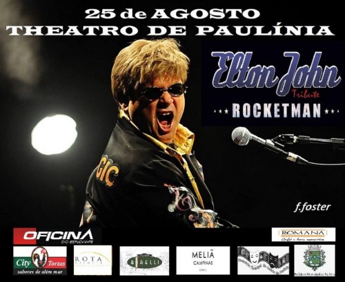 Homenagem a Elton John chega a Paulínia