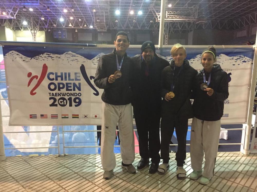 Taekwondô de Hortolândia conquista medalhas em torneio no Chile