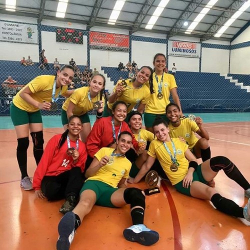 Equipe juvenil de Hortolândia conquista a medalha de ouro no handebol feminino