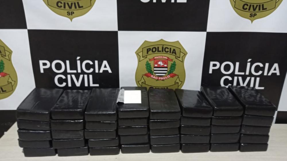 Polícia Civil de Campinas prende homem com 42 quilos de cocaína