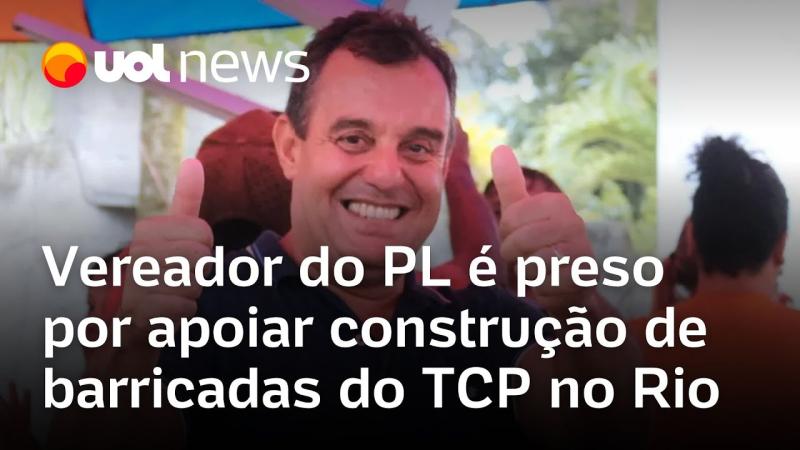 VEREADOR DO PL É PRESO NO RIO DE JANEIRO