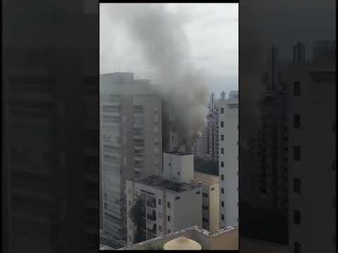 INCÊNDIO EM APARTAMENTO NO CAMBUÍ, EM CAMPINAS